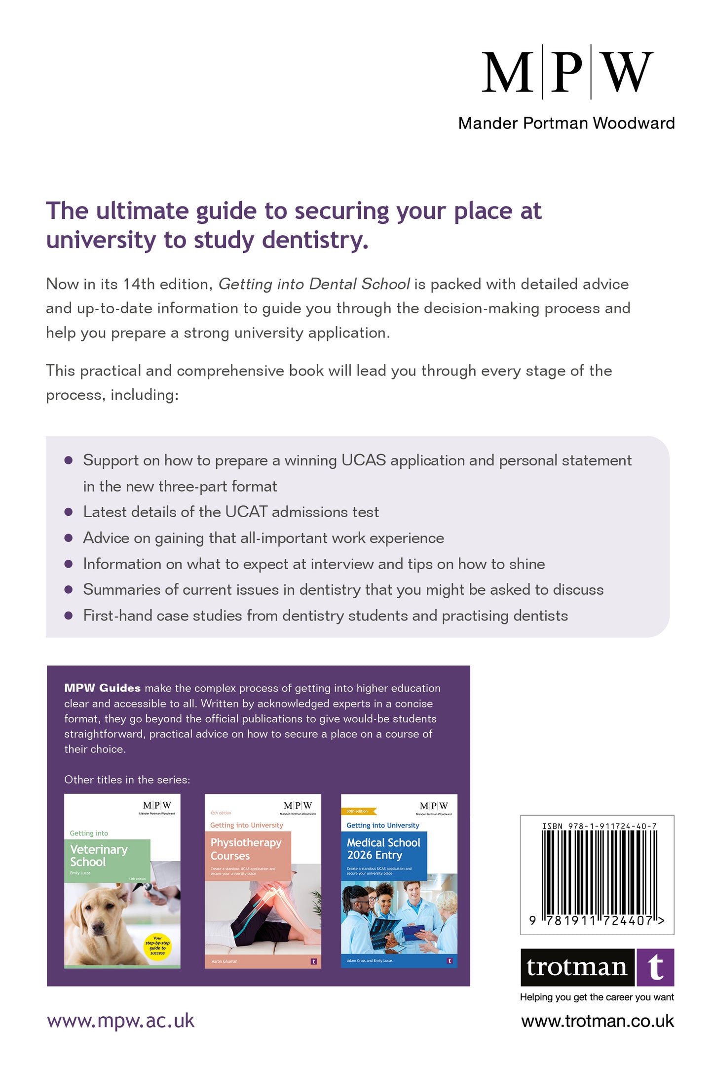 Getting Into Dental School - eBook Edition