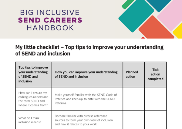Big Inclusive SEND Careers Handbook - Resources – Trotman Indigo Publishing