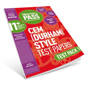 Practise and Pass 11+ CEM (Durham) Style Test Papers: Test Pack 1